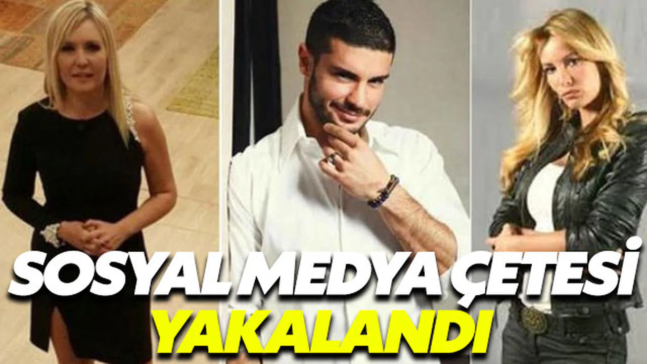 Ünlülerin hesaplarını çalan çete çökertildi