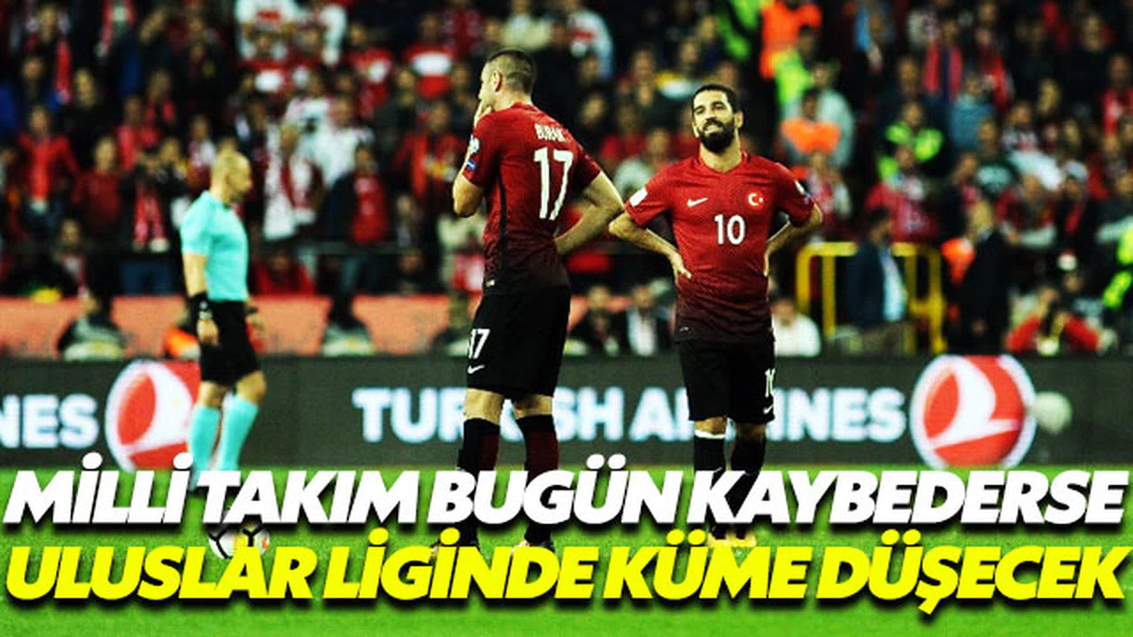 Türkiye Milli Takımı küme düşebilir