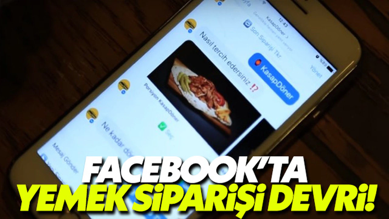 Facebook'tan yemek siparişi hizmeti