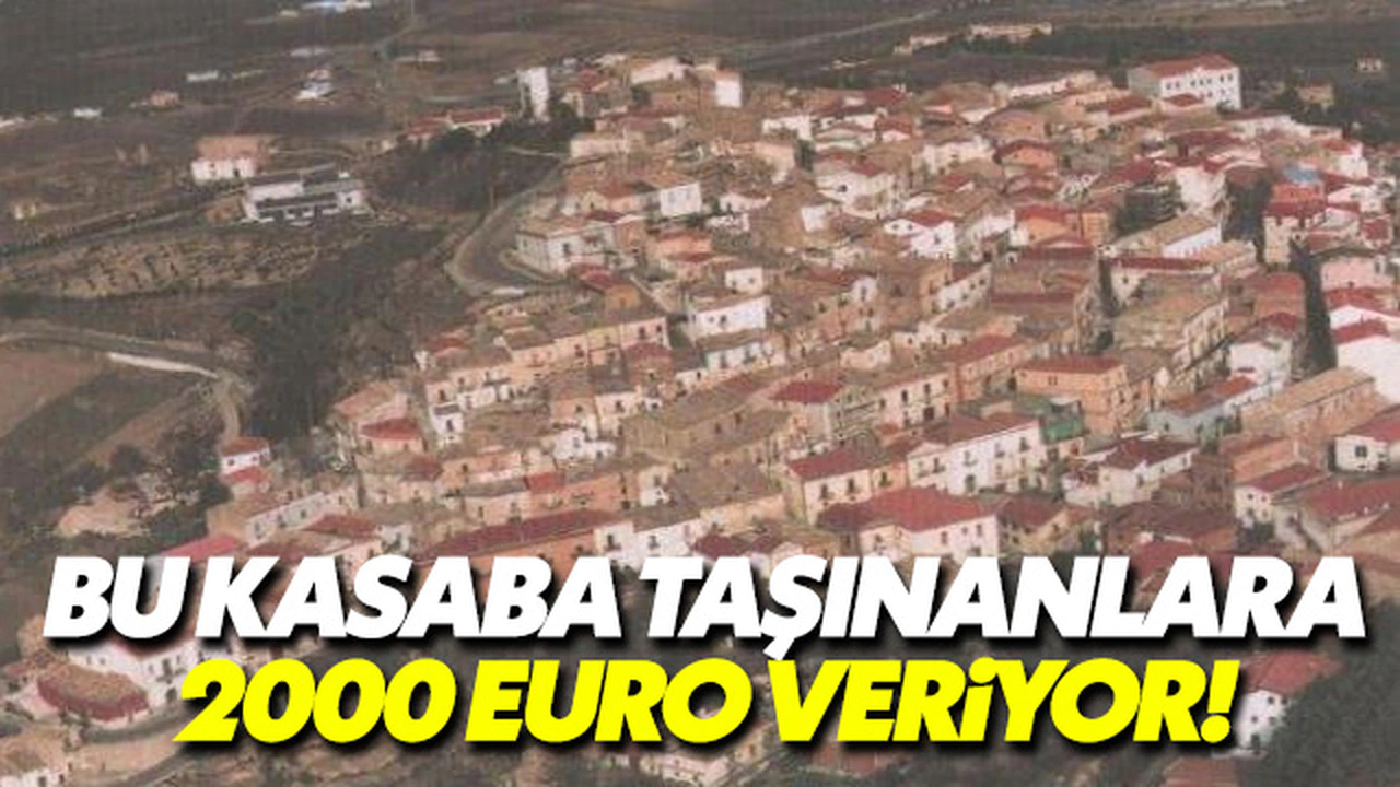 İtalya'da bir kasaba yerleşenlere 2000 euro veriyor