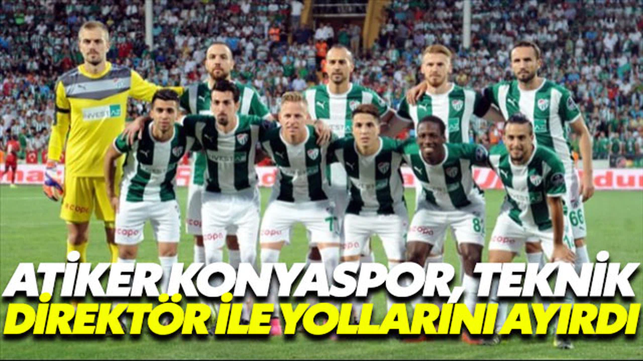 Atiker Konyaspor, teknik direktörü ile yollarını ayırdı