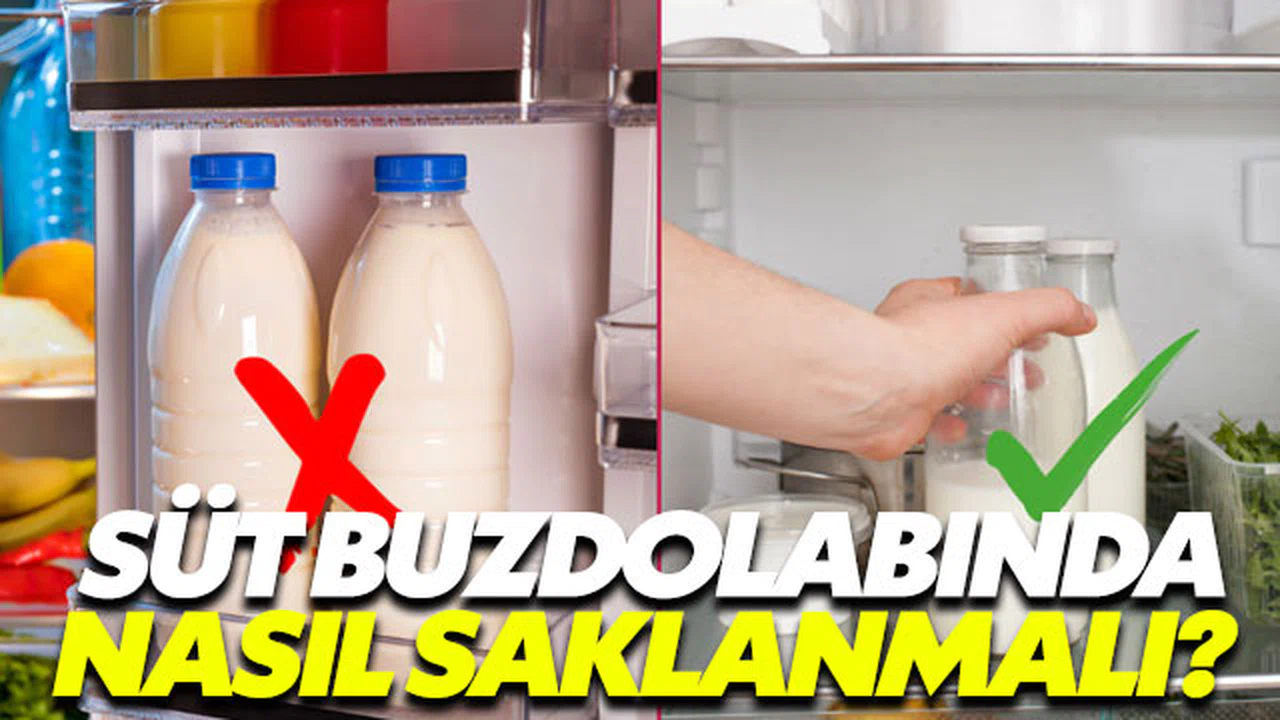 Süt ve süt ürünleri buzdolabında nasıl saklanmalı?