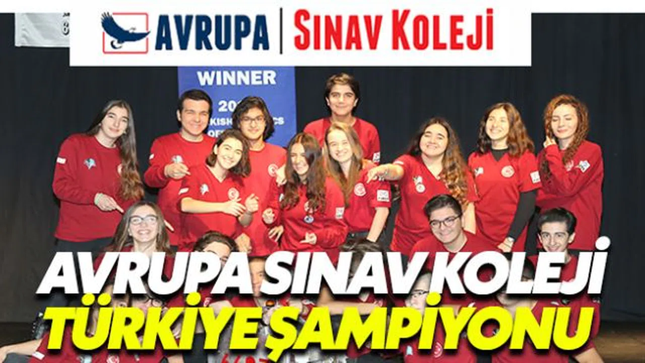 Avrupa Sınav Koleji Robotik Yarışması Türkiye Şampiyonu oldu