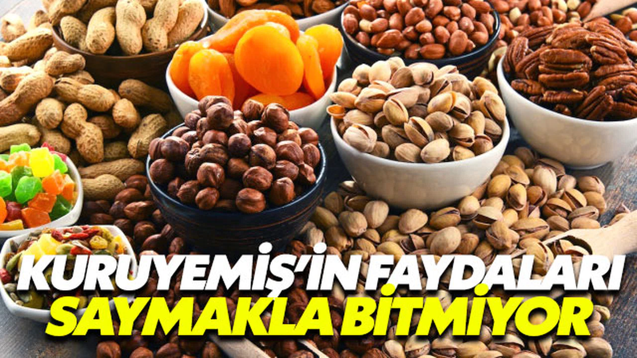 Sağlıklı olmanın yolu kuruyemiş tüketmekten geçiyor