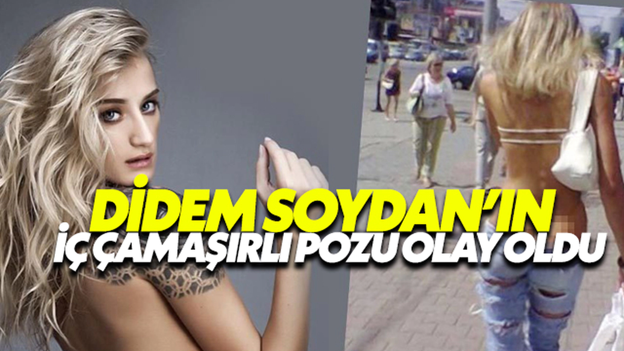Didem Soydan’In İç Çamaşırlı Pozu Olay Oldu