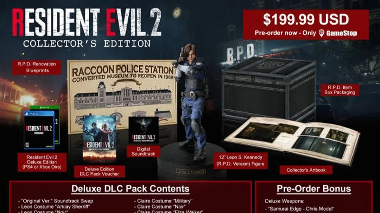 Resident Evil 2 koleksiyoncu sürümü tanıtıldı