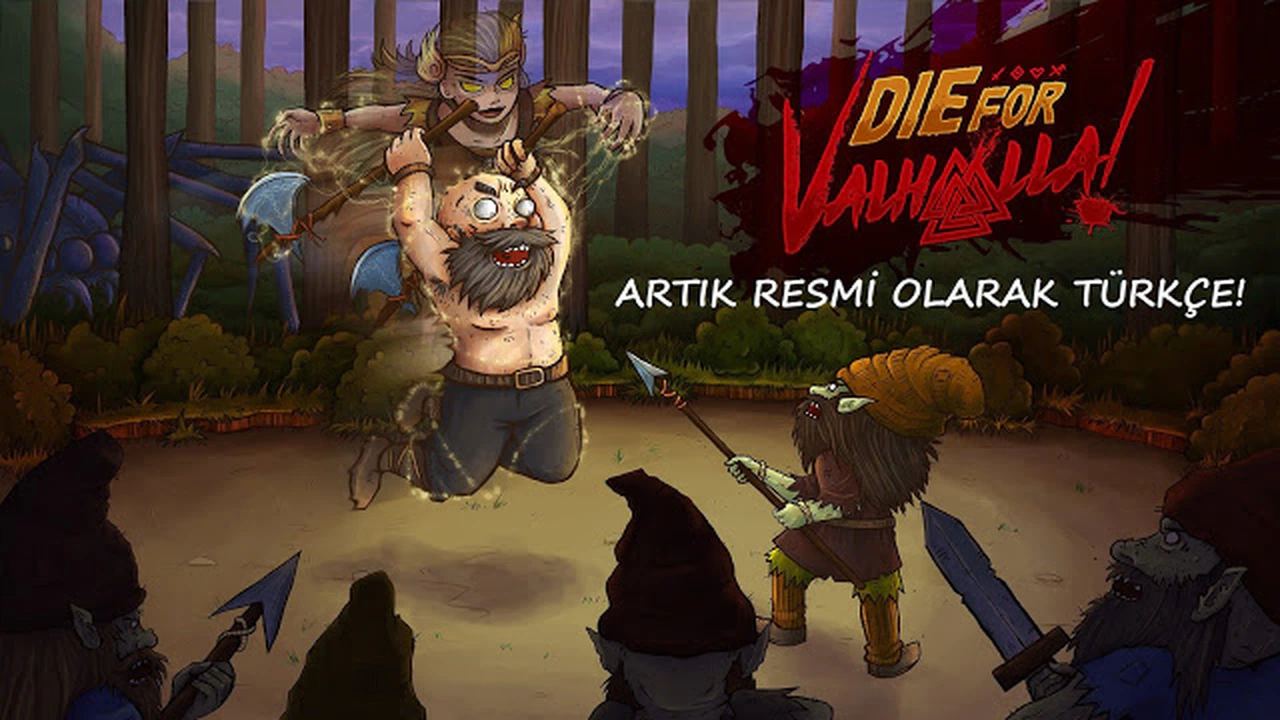 Die for Valhalla! resmi olarak Türkçe oldu