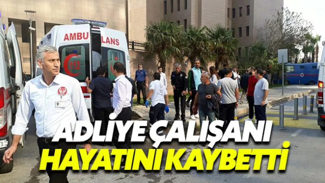 İzmir Adliyesi'nde gaz sızıntısında 1 kişi hayatını kaybetti