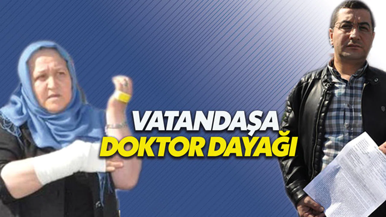 Devlet hastanesinde doktor anne ve oğluna saldırdı