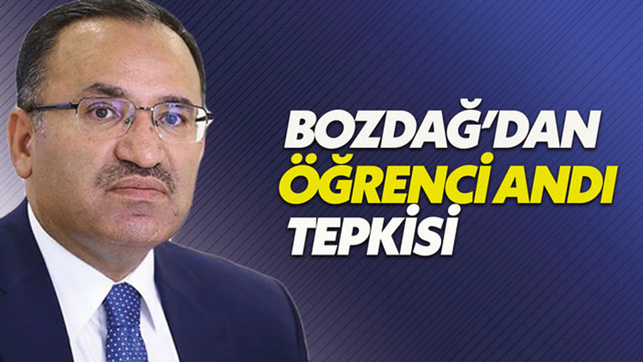 Bekir Bozdağ Andımız'ın dönmesine tepki gösterdi