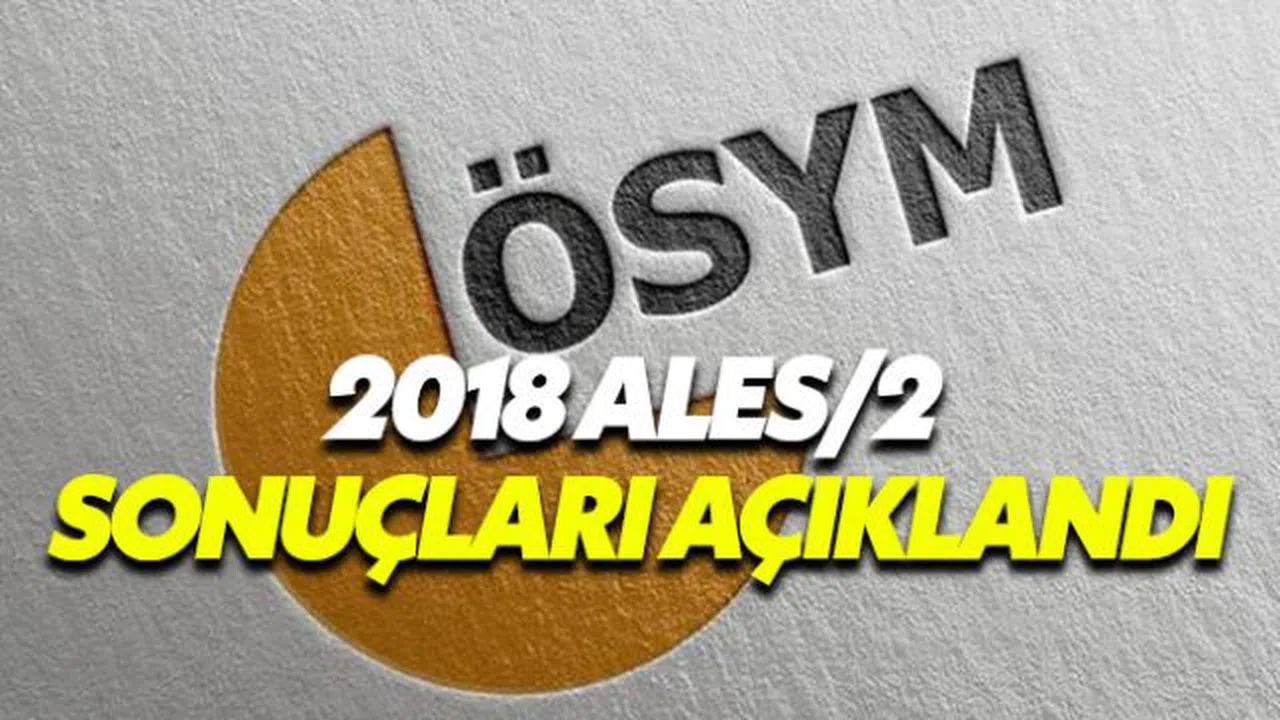 2018-ALES/2 sonuçları belli oldu - 30 Eylül ALES sınav sonuçları - ALES puanı ne işe yarar?