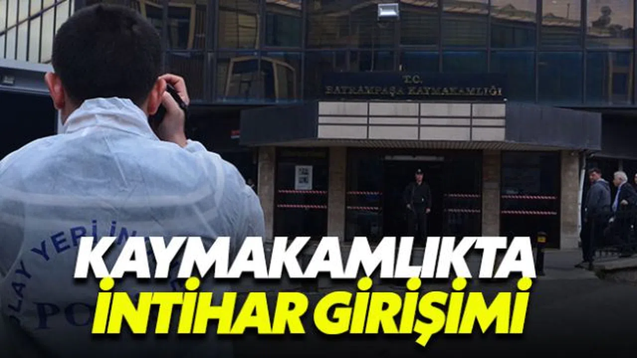 Bayrampaşa Kaymakamlığı'nda intihar girişimi