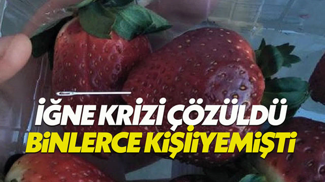 Avustralya'da çileklerin içinden çıkan iğnenin gizemi çözüldü