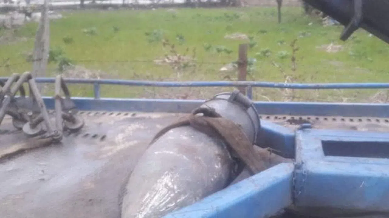 Gölcük'de patlamamış top mermisi bulundu