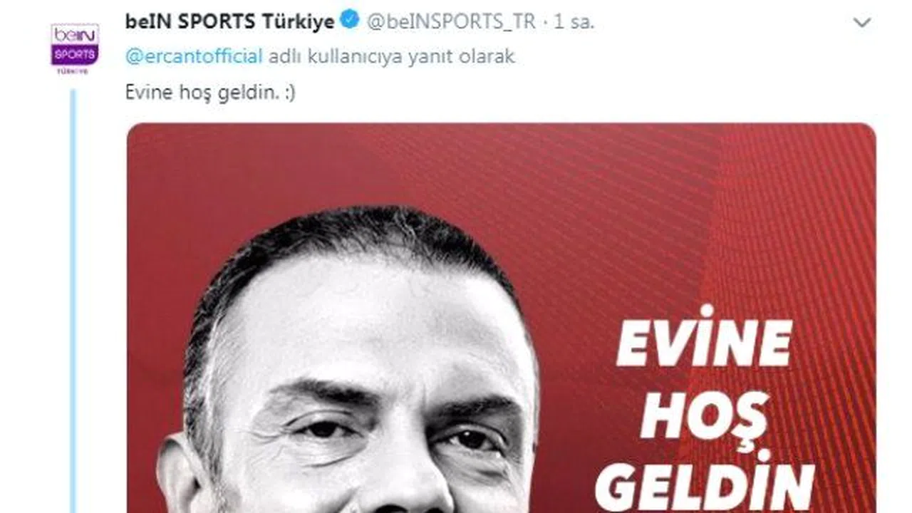 Ercan Taner'den geri dönüş mesajı