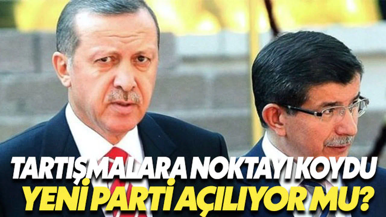 Ahmet Davutoğlu'nun Parti Açacağıyla İlgili Konuya Açıklama Getirildi
