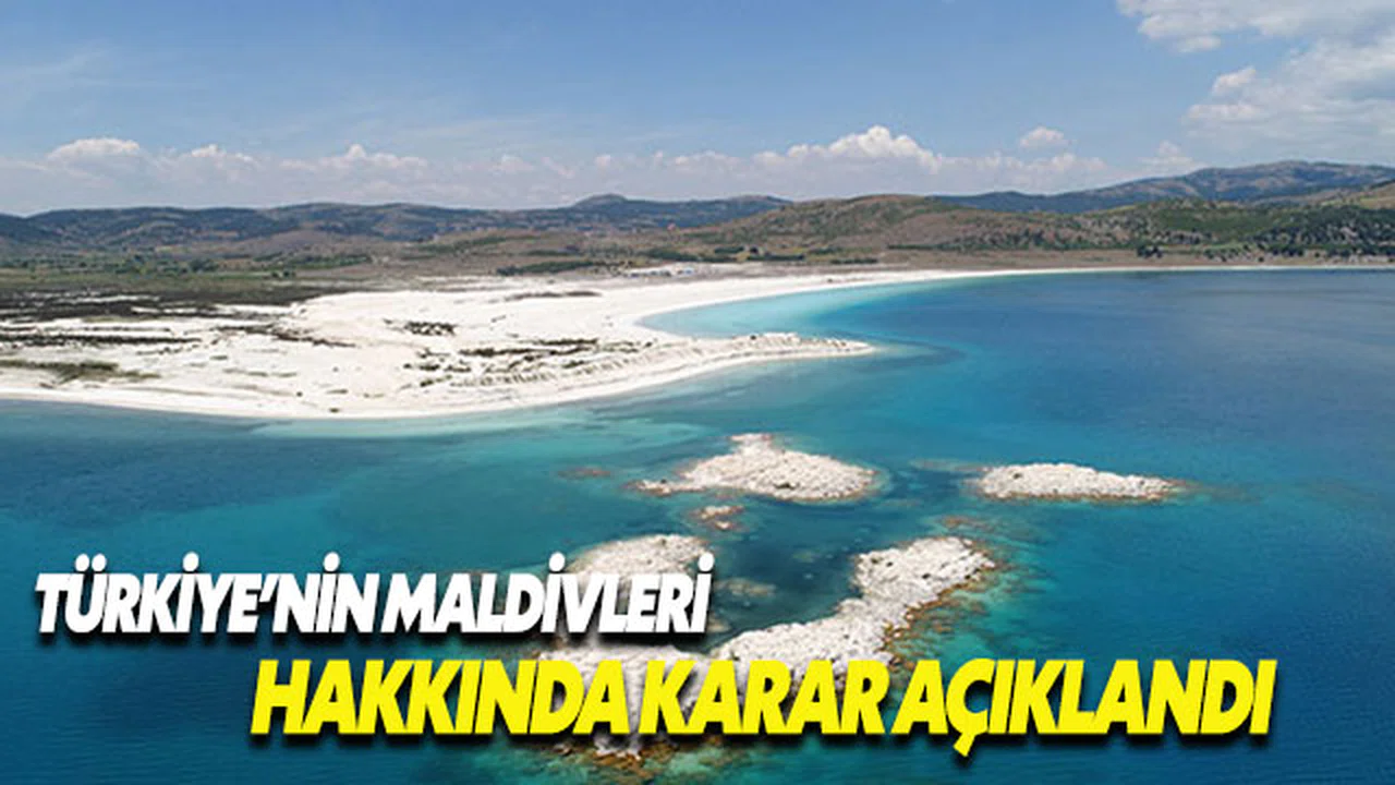 Salda Gölü 'özel çevre koruma bölgesi' ilan edildi