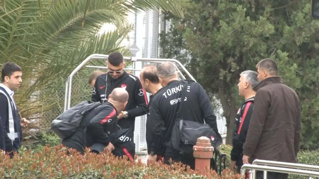 A Milli Takım EURO 2020 için Arnavutluk'a gitti