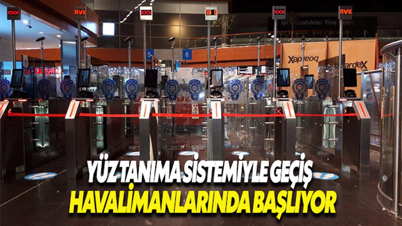 Yüz tanıma sistemiyle geçiş Sabiha Gökçen'de başladı