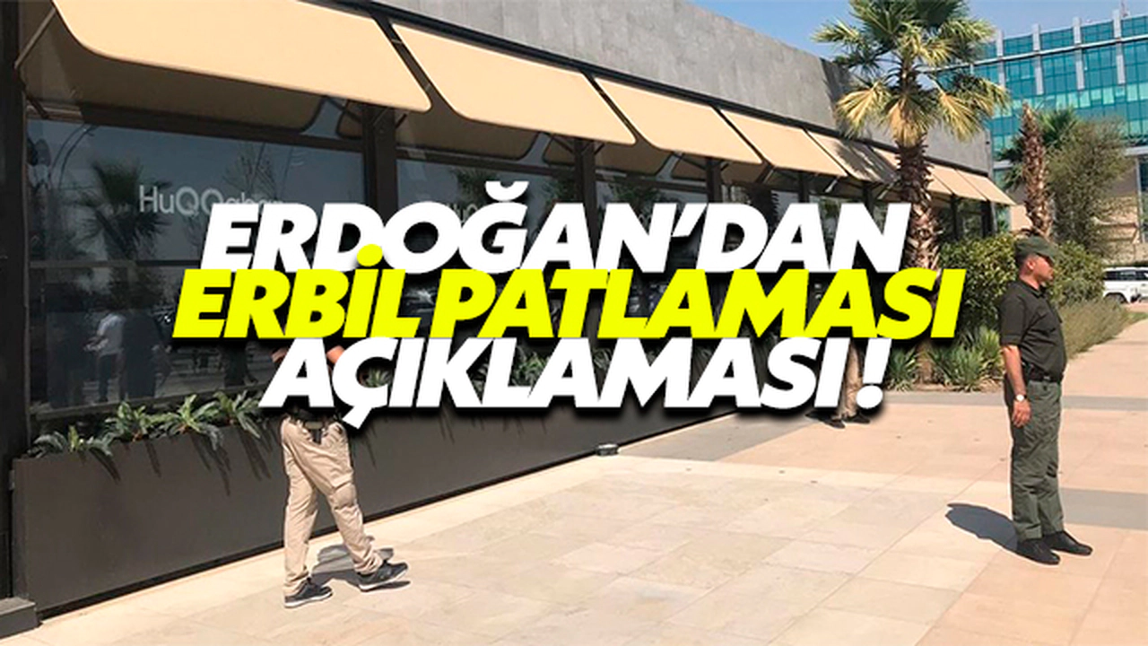 Erdoğan'dan Patlamaya İlişkin Açıklamalar !