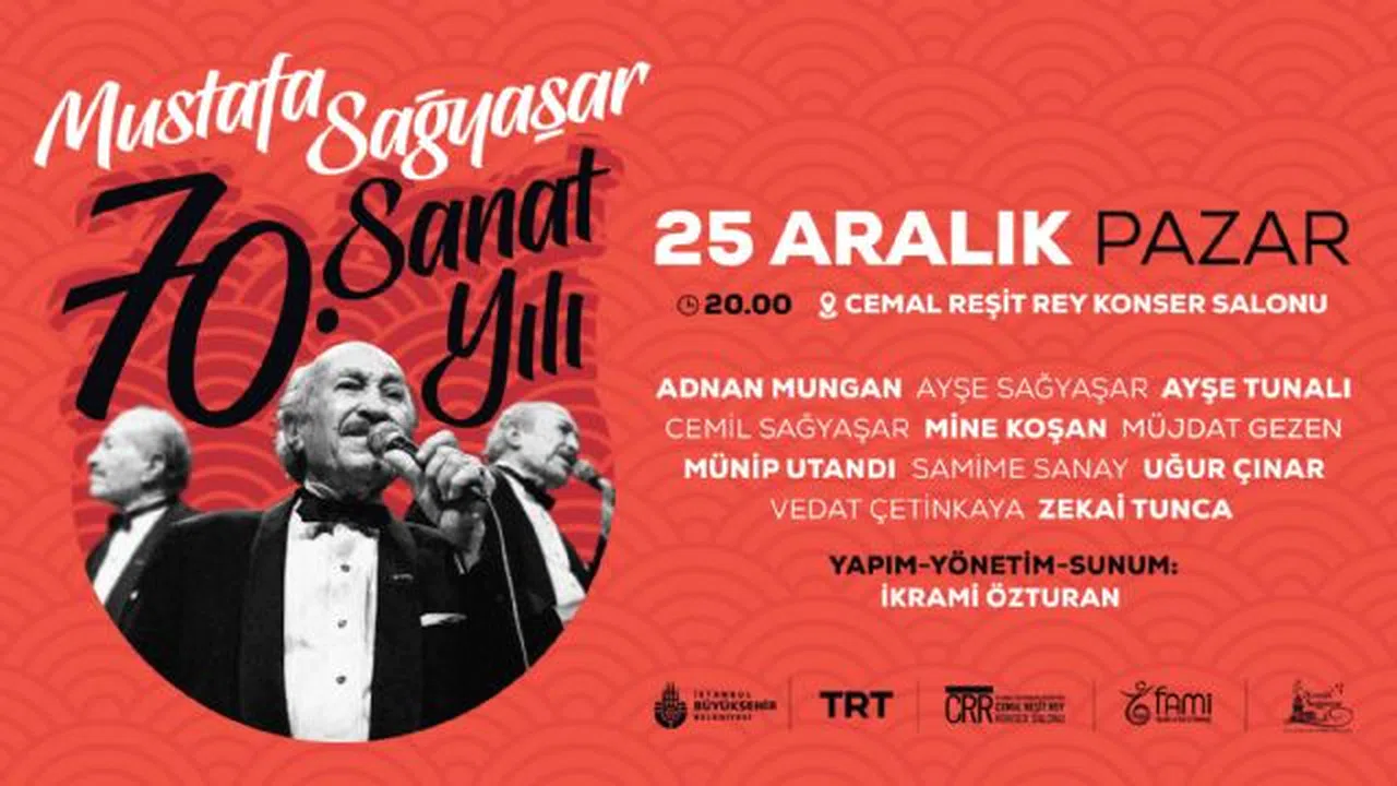70 Yıllık Çınar Mustafa Sağyaşar'a vefa gecesi