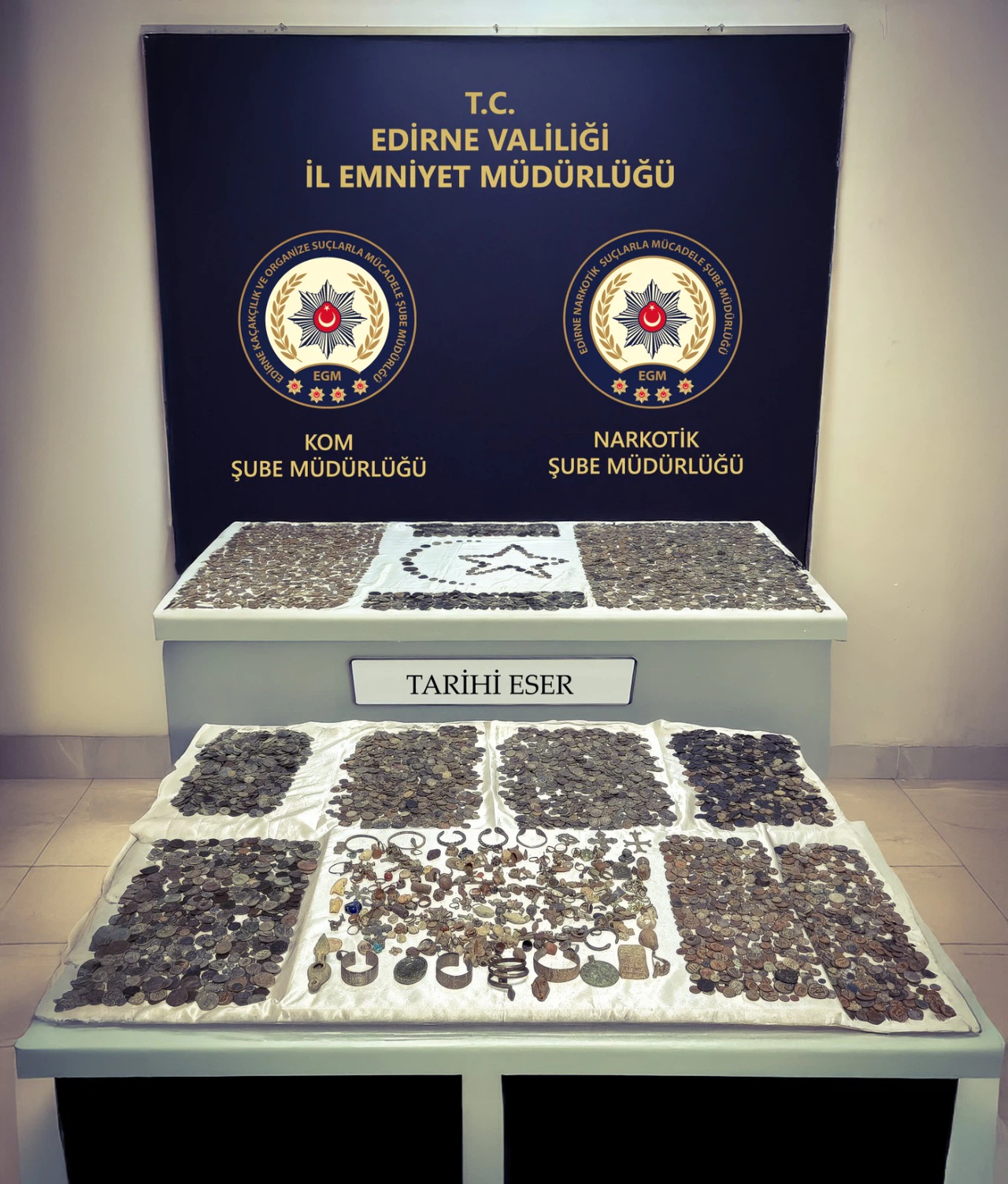 Kapıkule’de binlerce tarihi eser yakalandı