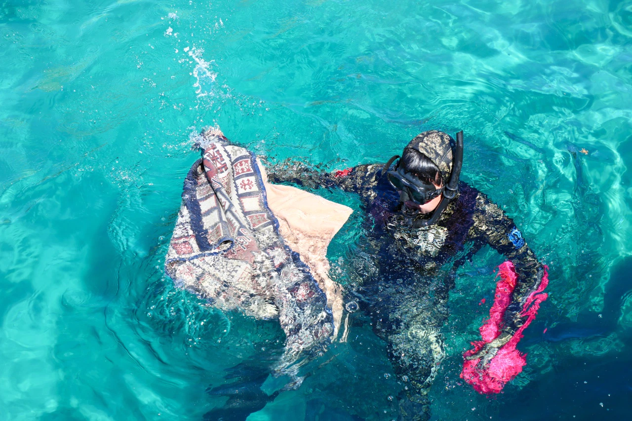 Bodrum’da gönüllü dalgıçlar deniz temizliği yaptı