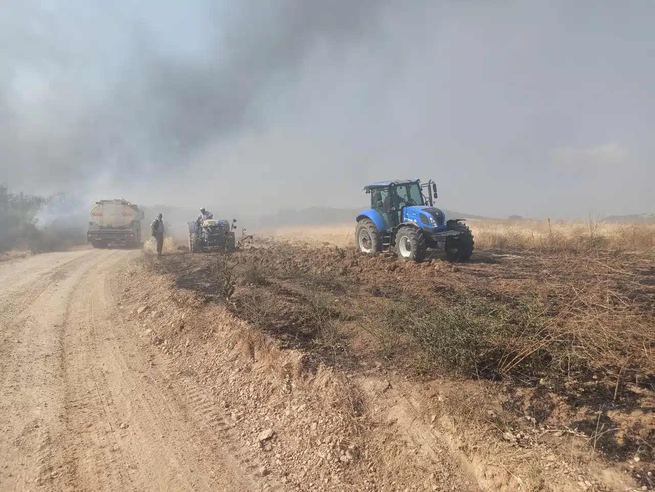 Yenişehir’de anız yangını ormana yayıldı