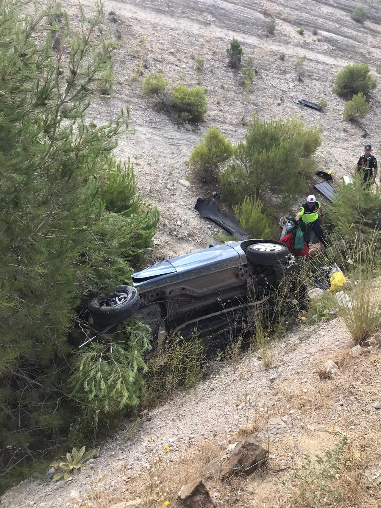 Balıkesir’de trafik kazası ekipler sevk edildi