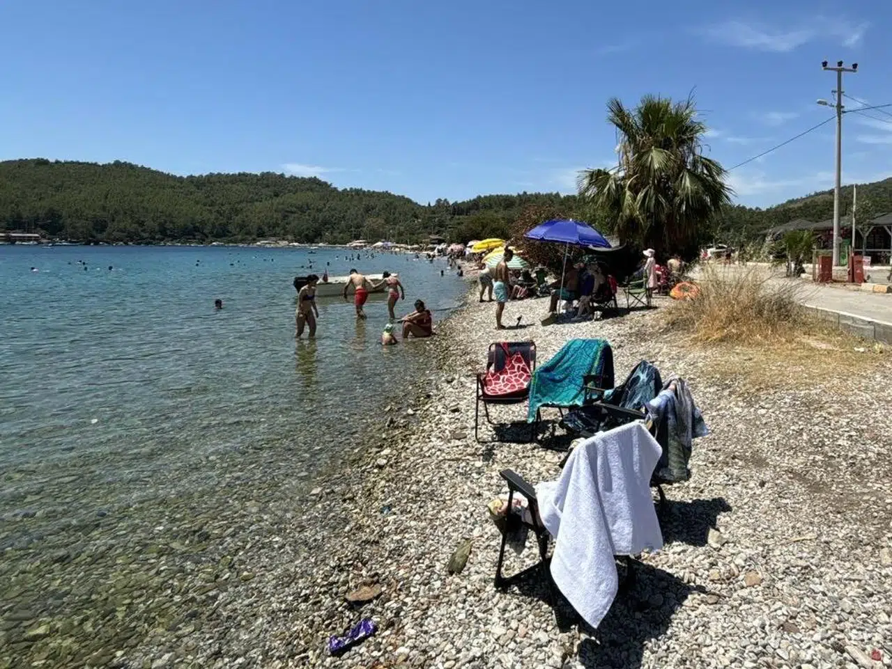 Bodrum ve Marmaris’te plajlarda yoğunluk