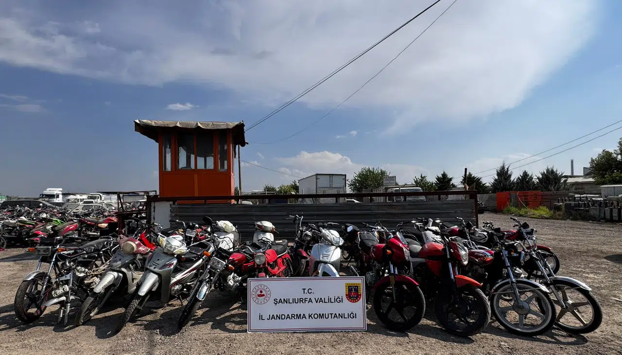 Eyyübiye’de çalıntı motosiklet ticaretine darbe