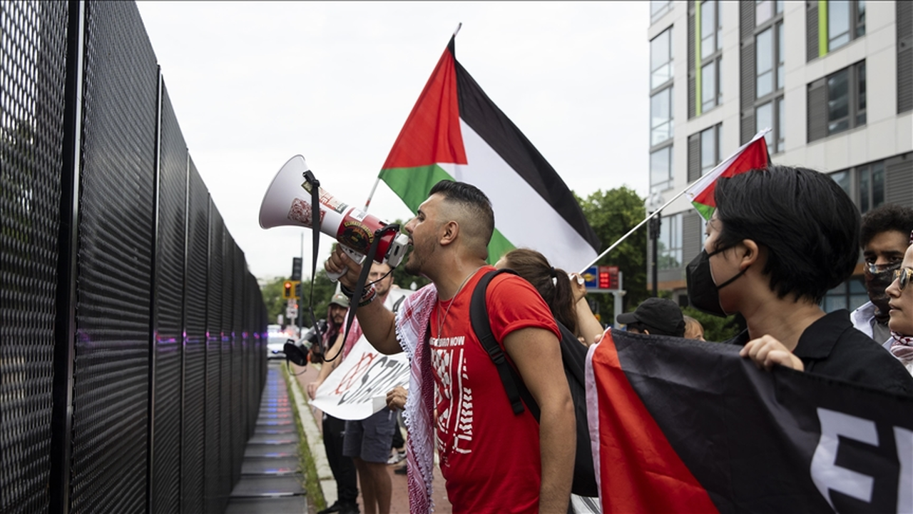 ABD’de Netanyahu ziyareti protestolarla karşılandı