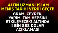 İslam Memiş'ten Altın Fiyatlarıyla İlgili Önemli Açıklama