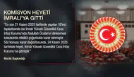 Heyet Çarşamba Günü Komisyona Bilgi Verecek