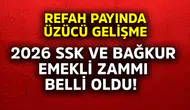 2026 SSK ve BAĞKUR Emekli Maaş Zammı Belli Oldu