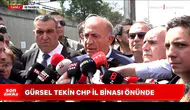 CHP İstanbul İl Başkanlığı Önünde Gerginlik: Gürsel Tekin İçeriye Girdi