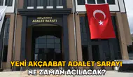 Yeni Akçaabat Adalet Sarayı'nın Açılışı İçin Geri Sayım Başladı