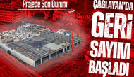 Çağlayan kentsel dönüşüm projesinde fiziki gerçekleşme oranı ne durumda?