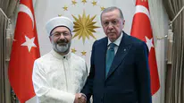 Cumhurbaşkanı Erdoğan, Eski Diyanet İşleri Başkanı Prof. Dr. Erbaş ile Görüştü