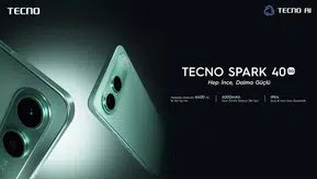 TECNO Spark 40 5G: Yüksek Performans ve Uzun Süreli Güç