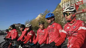 Sarıkamış Şehitleri Anısına İstanbul'dan Kars'a Anma Sürüşü Kafilesi Sakarya'da