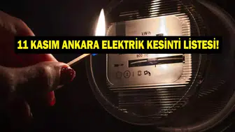 11 Kasım Ankara Elektrik Kesintisi: EDAŞ Açıklama Yaptı