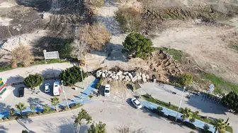 Adana'daki Amerikan Adası'nda Kaçak Yapıların Yıkımı Tamamlandı