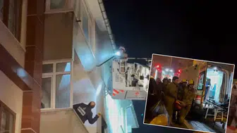 Sancaktepe'de Yangın: 3 Katlı Binanın 2. Katında Çıkan Alevler Bir Kişiyi Yaraladı