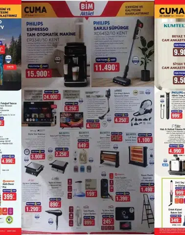 Bim 20-27 şubat aktüel ürünler kataloğu 2026'da neler var?