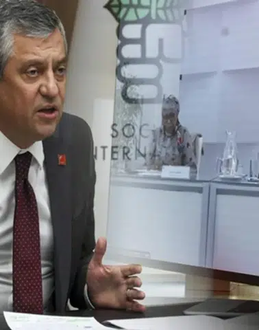 Özgür Özel, Pedro Sanchez ile Sosyalist Enternasyonal Toplantısında Görüştü