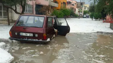 Mersin’i dolu vurdu