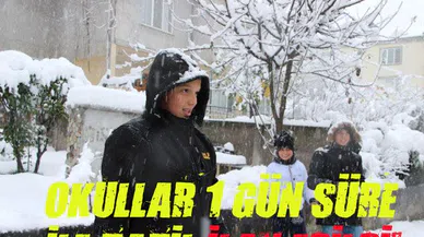 Kars'ta Okullara Ara Verildi Kar Tatili Geldi!