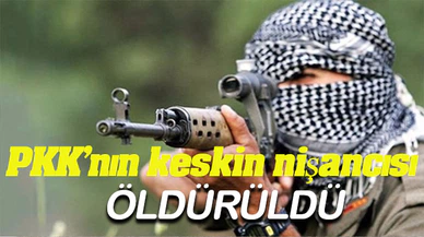 PKK’nın keskin nişancısı öldürüldü