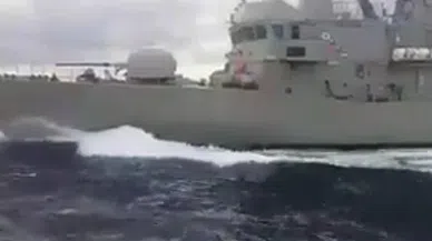 Ege’de Yunan hücumbotu Türk gemisine çarptı